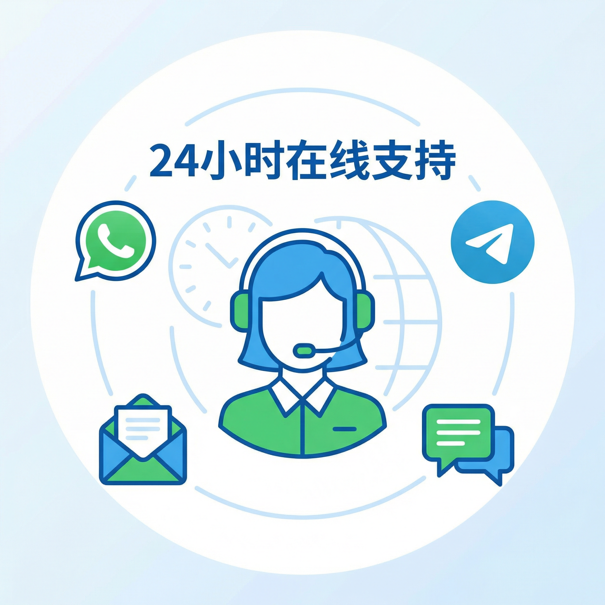 24小时在线客户支持服务